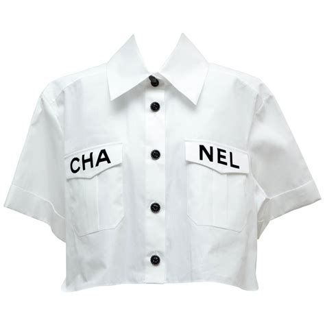 chanel white blouse price|authentic chanel shirt.